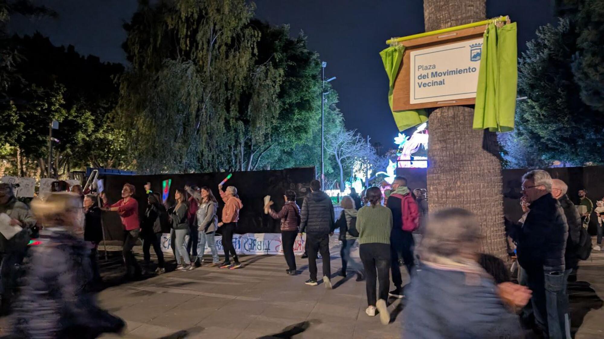Parque del oeste manifestación